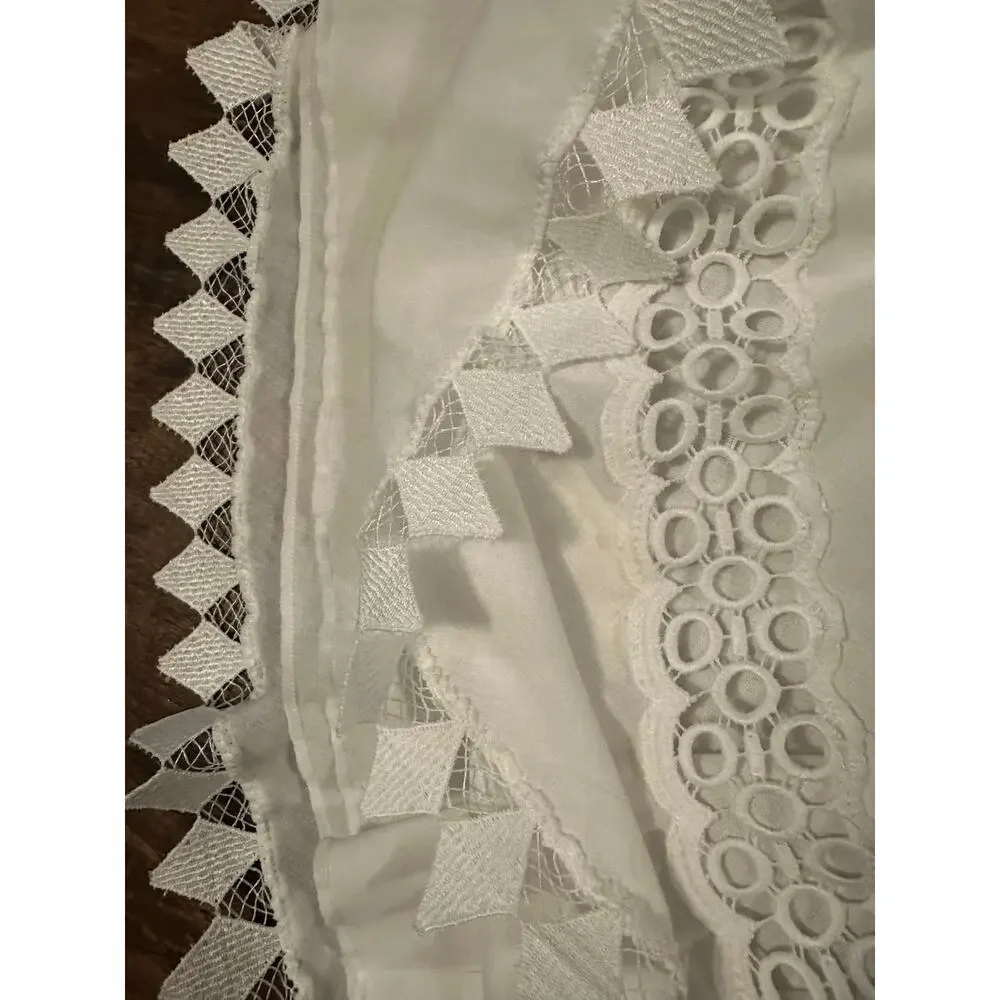 Peixoto Ora White Lace-Trim Mini Dress - Picture 7 of 7